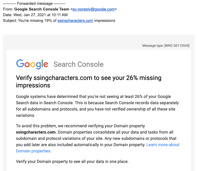 Google подтвердил, что Search Console разослал сообщения с ошибкой