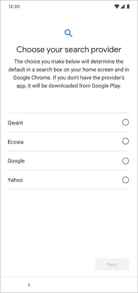 Google перестанет быть поиском по умолчанию для Android