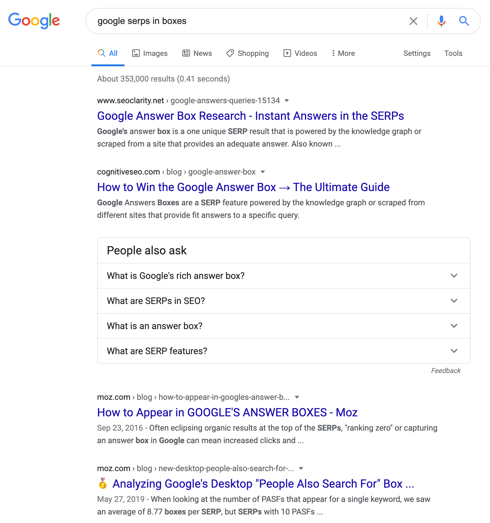 Google тестирует новый интерфейс результатов поиска