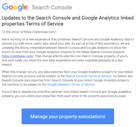 Google тестирует раздел в Search Console с данными из Analytics