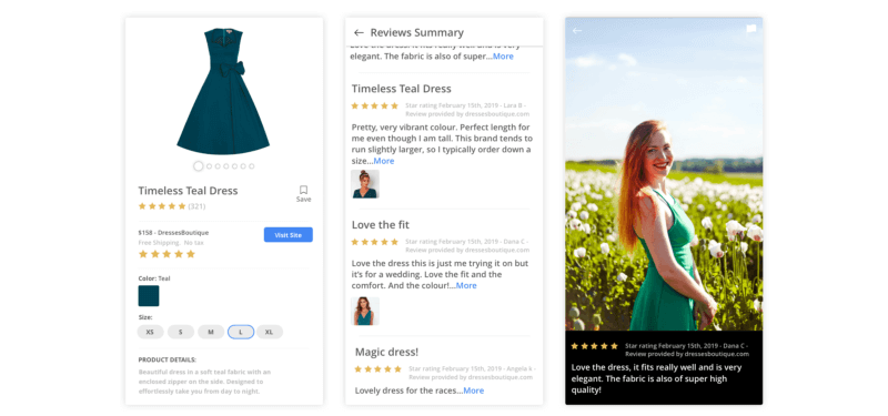 Google Shopping начал показывать пользовательские фото в отзывах