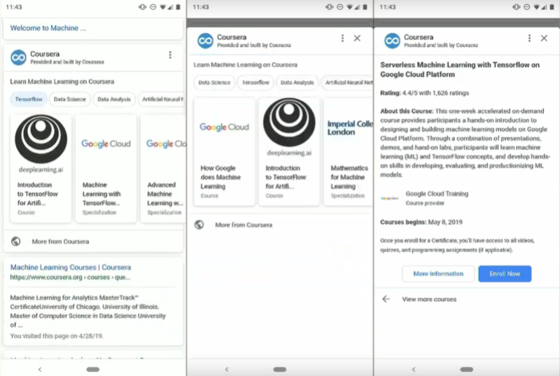 Google представил новые элементы поиска и Assistant – миниприложения