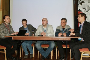 Участники круглого стола на SEO Moscow 2011