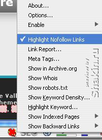 Highlight Nofollow Links