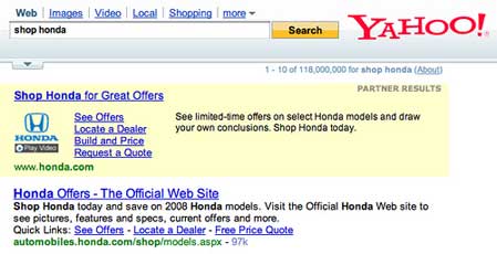 Yahoo!: новый подход к интернет-рекламе 