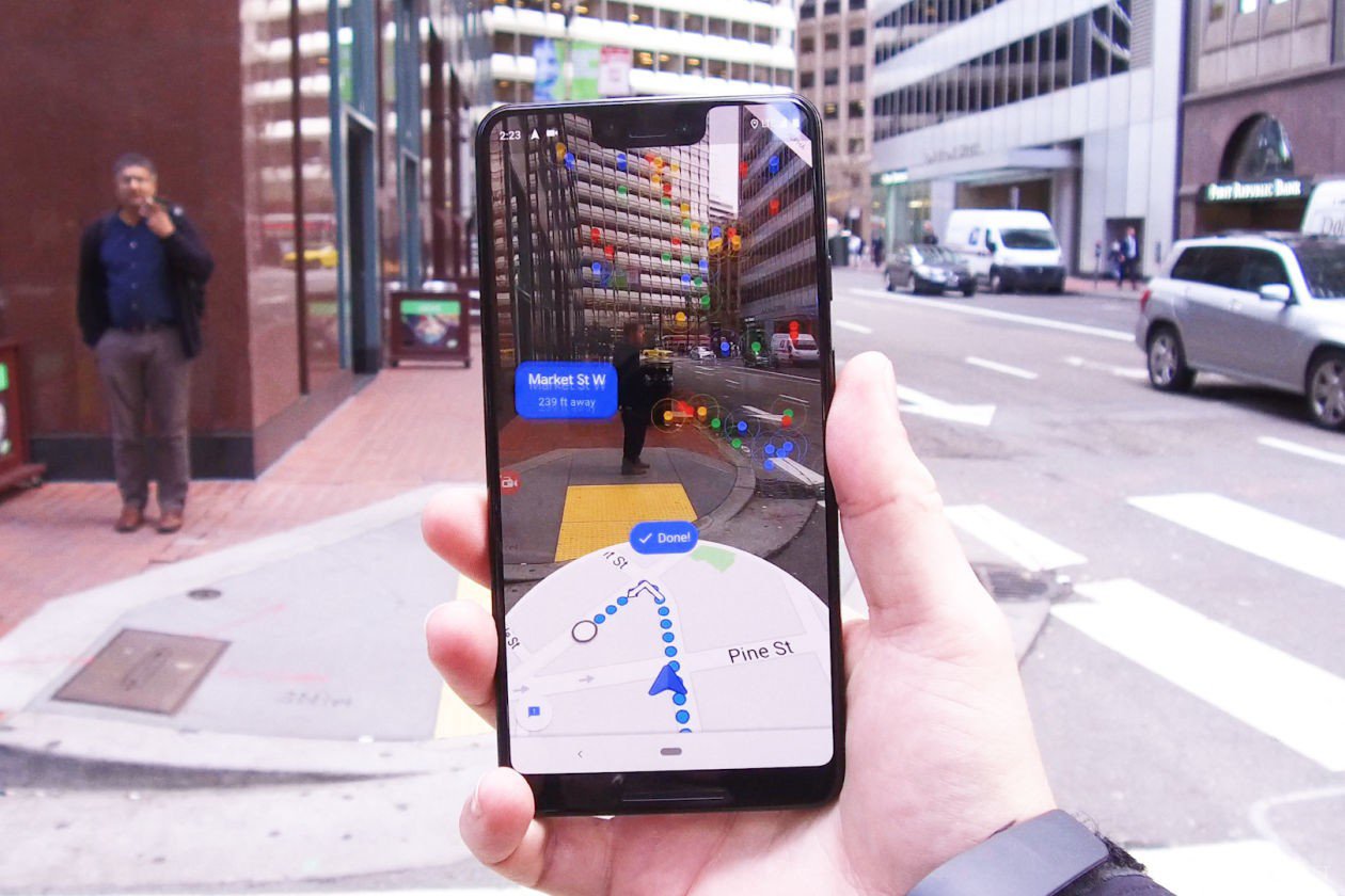 Google Карты: обновление функции «Улицы в AR-режиме»
