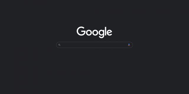 В поиске Google для ПК появился ночной режим