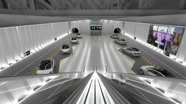 тоннель будет использоваться для поездки Tesla