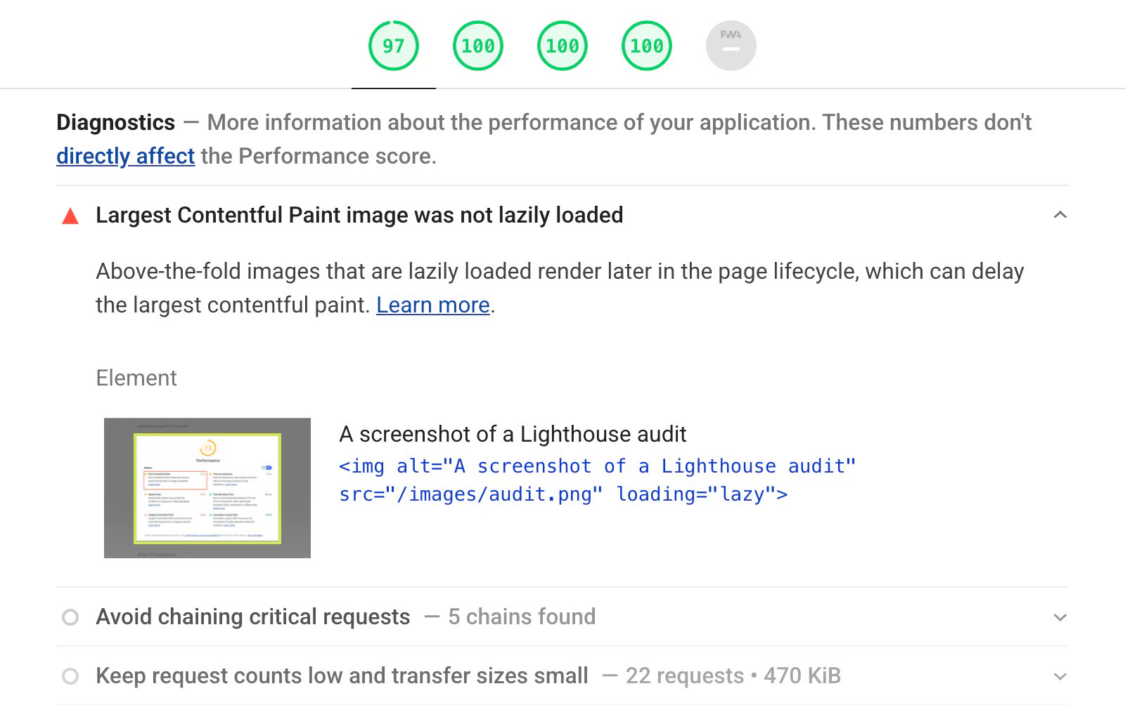 Google обновил Lighthouse до версии 8.4