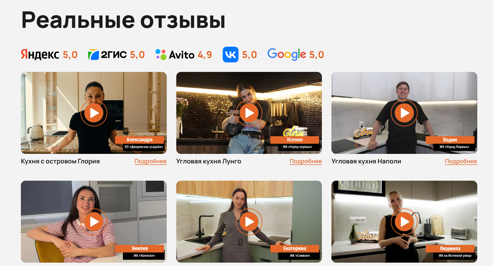 Кухни на заказ