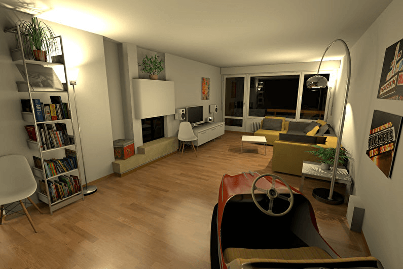 Визуализация квартиры в Sweet Home 3D