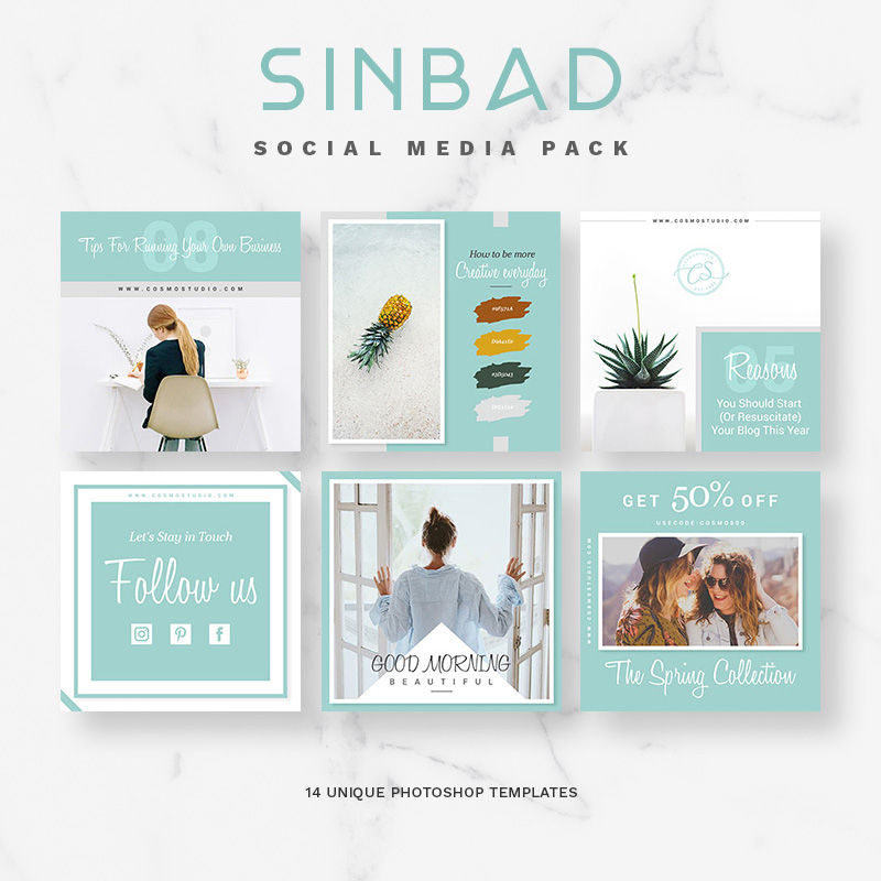 SINBAD — бандл шаблонов для соцсетей