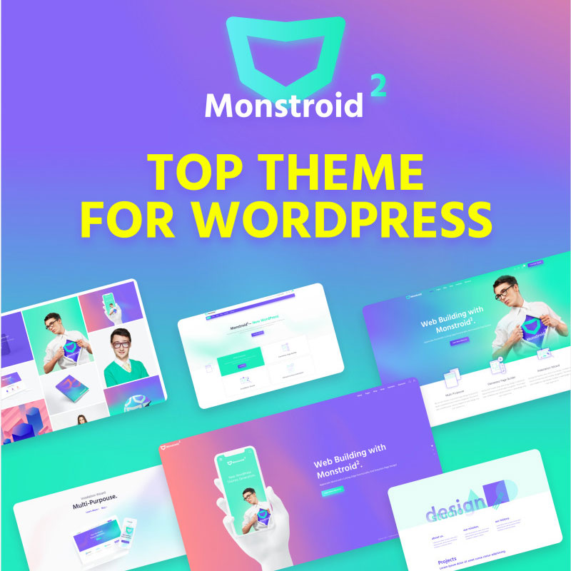 Monstroid2 - многоцелевой WordPress шаблон