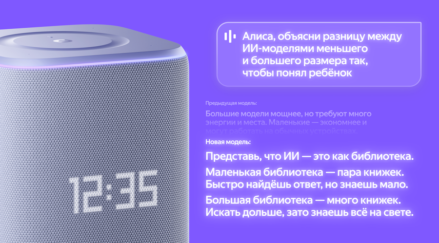 Яндекс добавил продвинутую ИИ-модель в Алису на всех умных устройствах