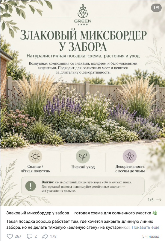 Сайт ландшафтного дизайна