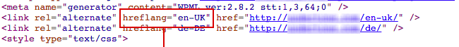 Как выглядит hreflang в коде