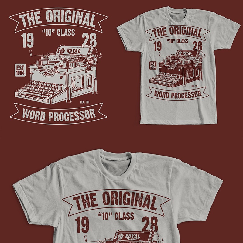 T-shirt The Original Word Processor Design