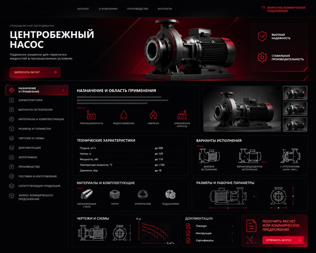 Информация на сайте