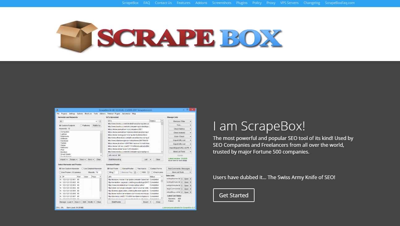 Программа Scrapebox