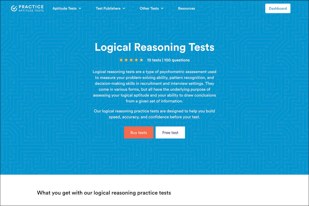 Practice Aptitude Tests