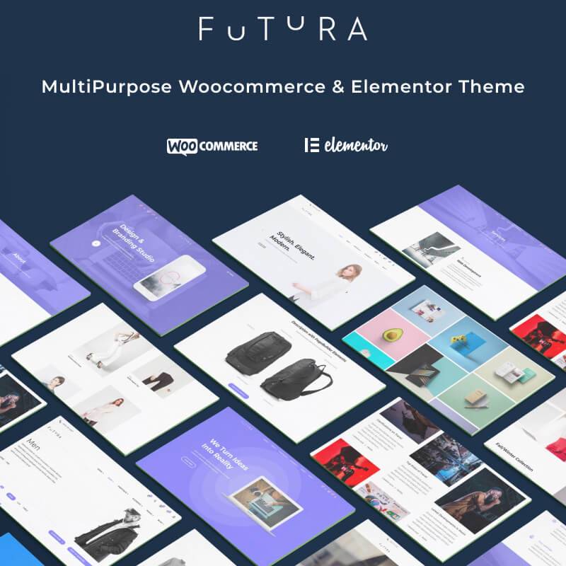 WooCommerce шаблон Futura – MultiPurpose High-Perfomance Elementor 