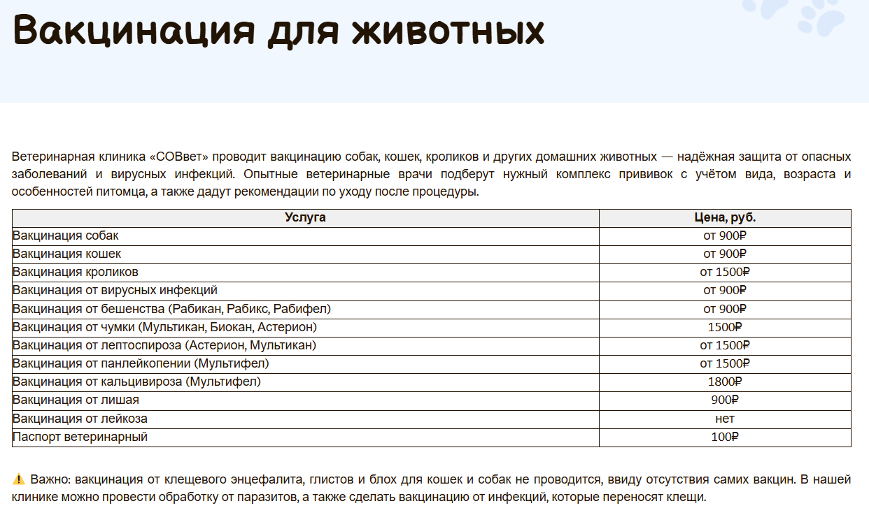 Ветеринарная клиника Ветеринарная клиника