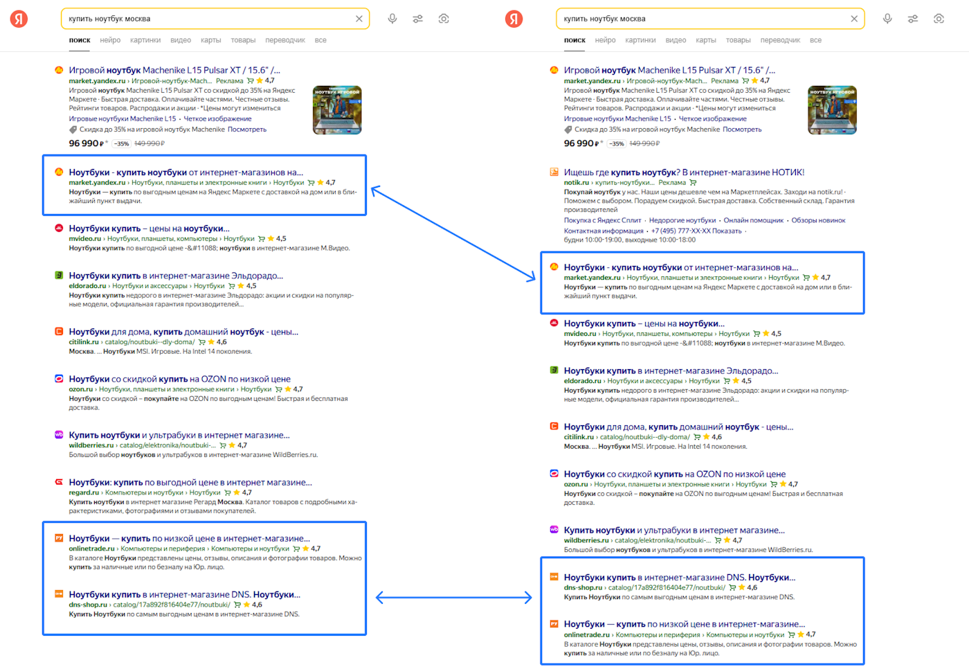 Выдача Яндекса