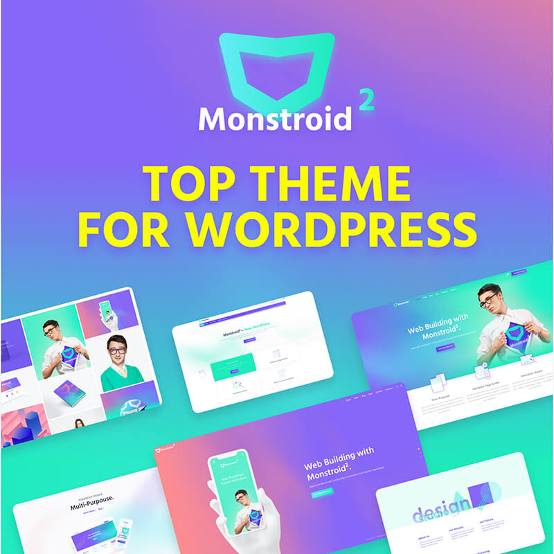Monstroid2 – многоцелевой WordPress шаблон
