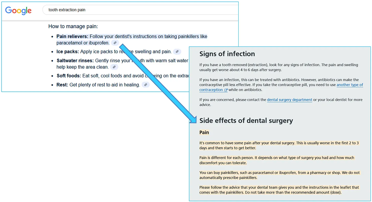 Пример работы AI Overviews