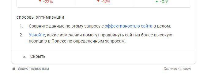 Google тестирует блок для вебмастеров в выдаче