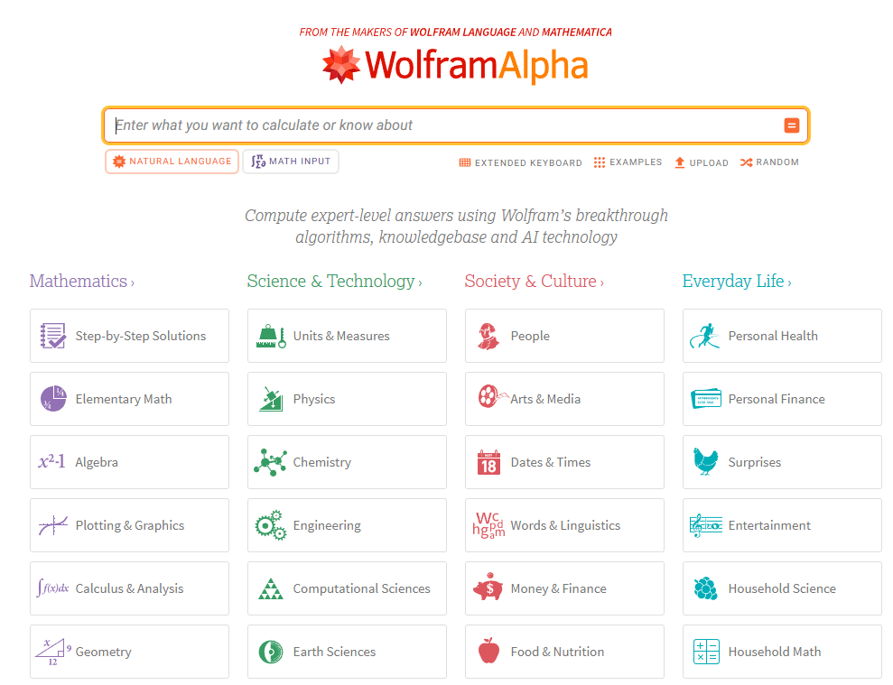 Wolfram Alpha