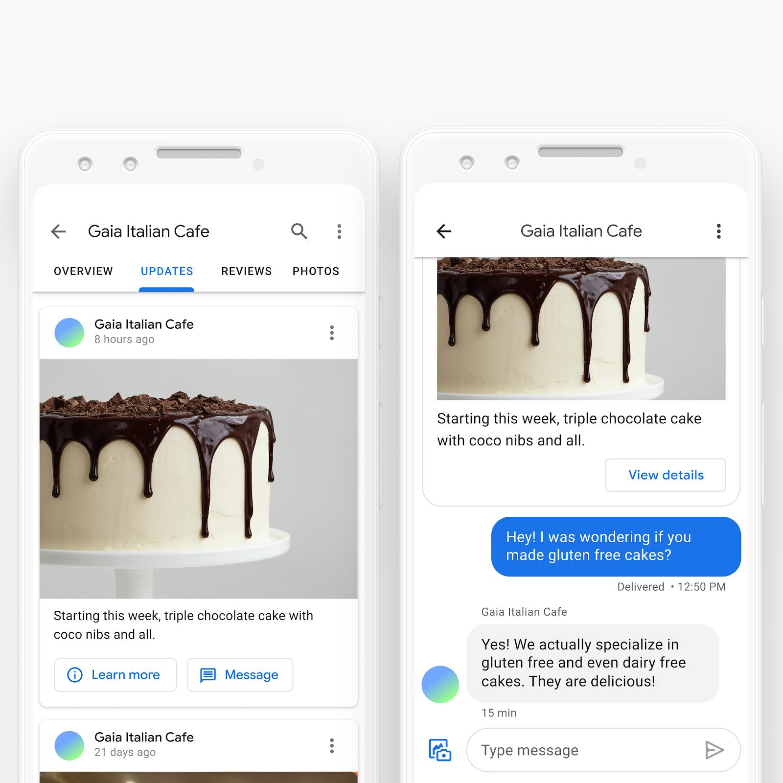Google общение в Картах и поиске Google общение в Картах и поиске