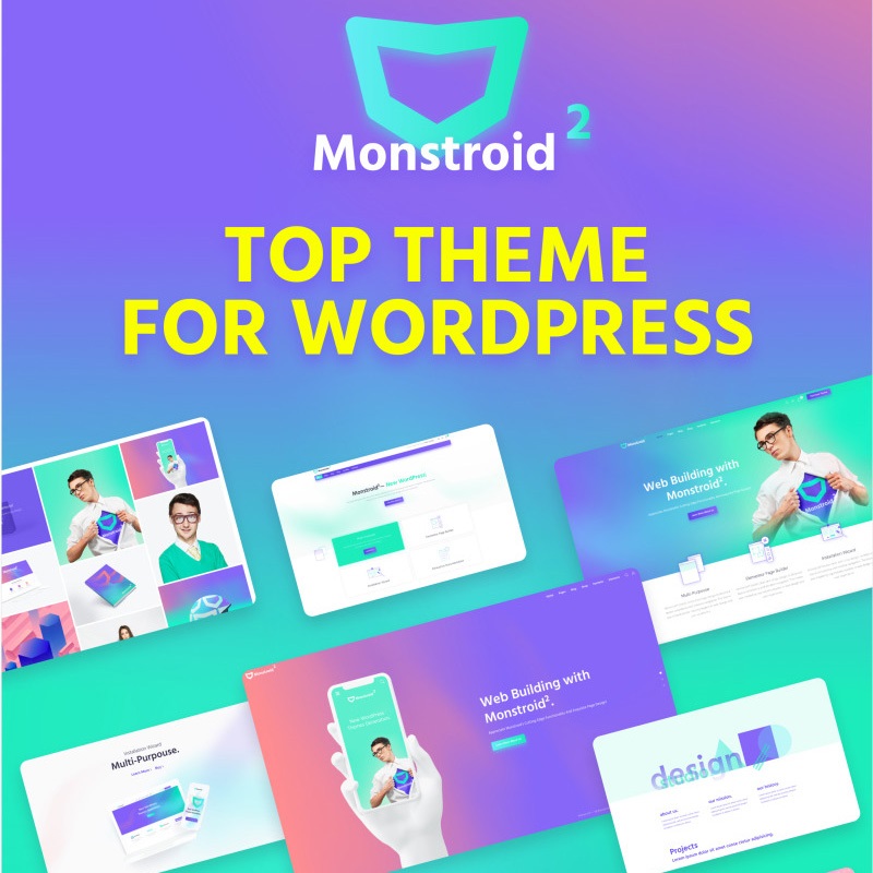 Monstroid2 - многоцелевой WordPress шаблон