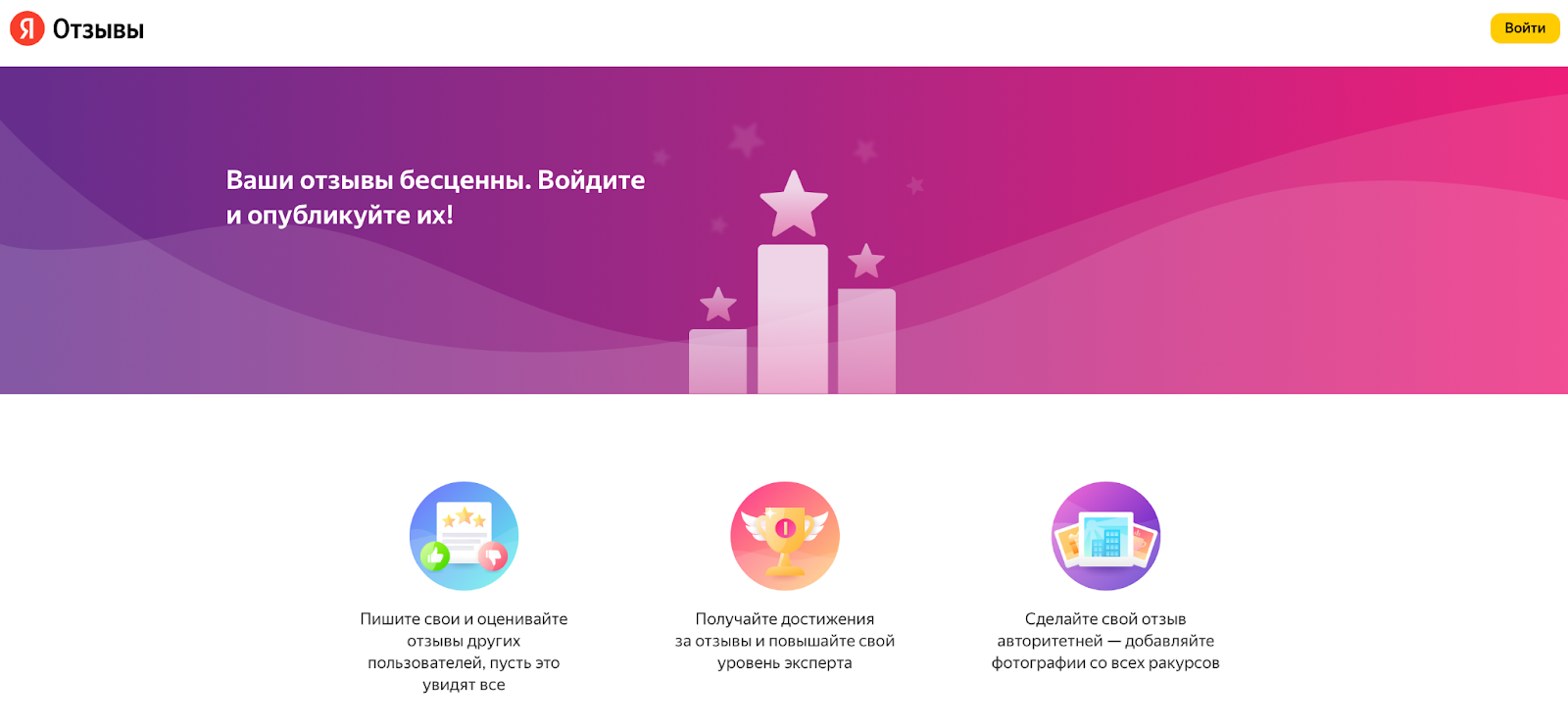 Яндекс Отзывы