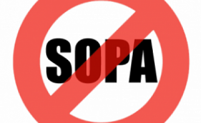 Google и Википедия митингуют против SOPA