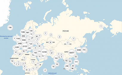 Яндекс запустил карту распространения коронавируса в России и в мире