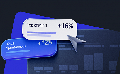 Яндекс Реклама добавила оценку спонтанной узнаваемости бренда Top of Mind в исследование Brand Lift