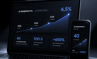 Что реально сработало для роста AI-видимости сайта: кейс за 2,5 месяца