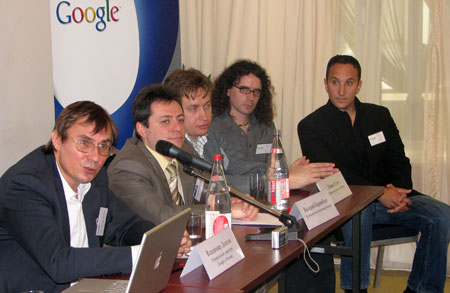 пресс-конференция, посвященная партнерству Google и Рапида
