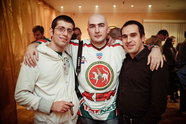 Александр Люстик с экс-коллегами по All in Top